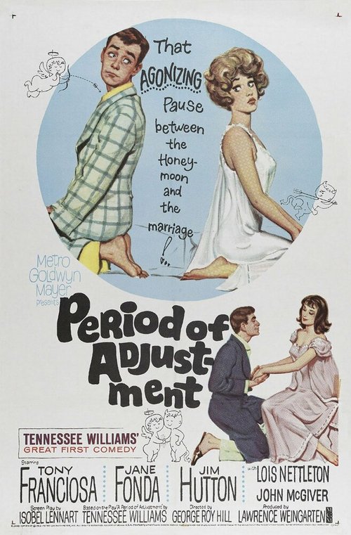 Смотреть фильм Период привыкания / Period of Adjustment (1962) онлайн в хорошем качестве SATRip