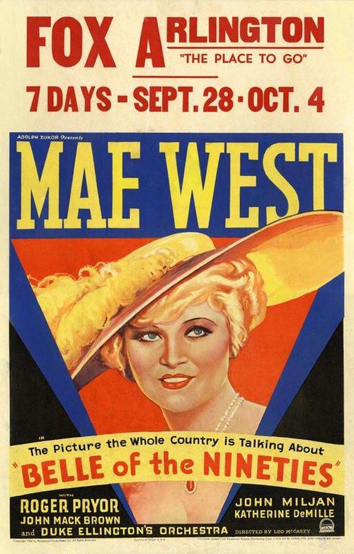 Смотреть фильм Первая красавица XX века / Belle of the Nineties (1934) онлайн в хорошем качестве SATRip
