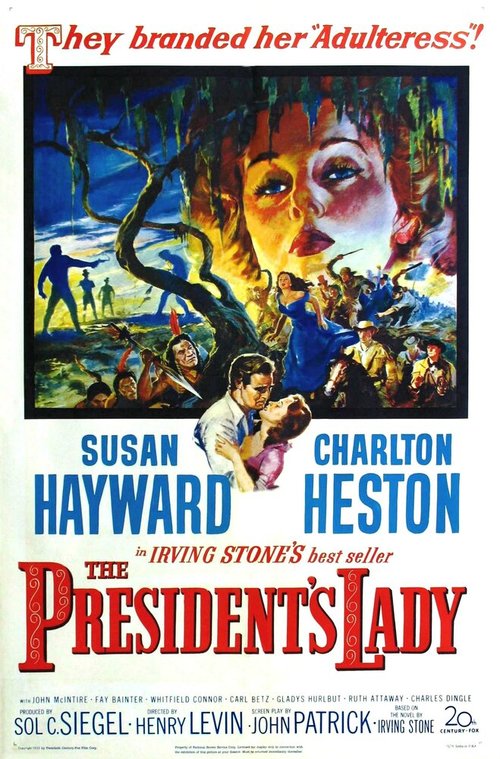 Смотреть фильм Первая леди / The President's Lady (1953) онлайн в хорошем качестве SATRip