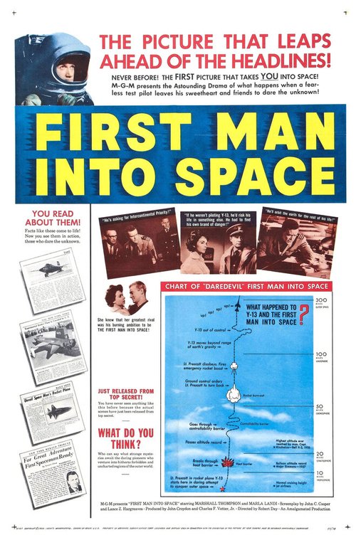 Смотреть фильм Первый человек в космосе / First Man Into Space (1959) онлайн в хорошем качестве SATRip
