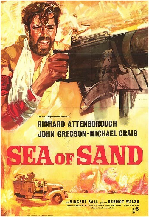 Смотреть фильм Песочное море / Sea of Sand (1958) онлайн в хорошем качестве SATRip