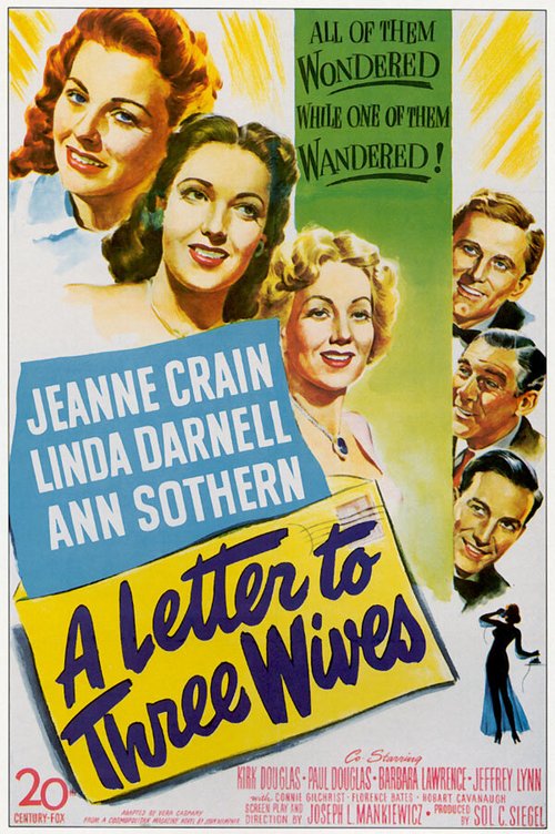 Смотреть фильм Письмо трем женам / A Letter to Three Wives (1949) онлайн в хорошем качестве SATRip