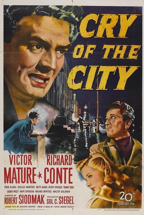 Смотреть фильм Плач большого города / Cry of the City (1948) онлайн в хорошем качестве SATRip