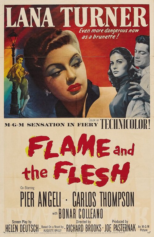 Смотреть фильм Пламя и плоть / Flame and the Flesh (1954) онлайн в хорошем качестве SATRip
