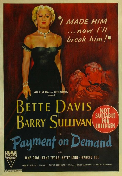 Смотреть фильм Платеж по требованию / Payment on Demand (1951) онлайн в хорошем качестве SATRip