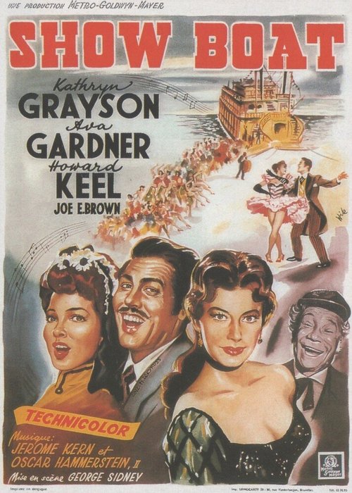 Смотреть фильм Плавучий театр / Show Boat (1951) онлайн в хорошем качестве SATRip