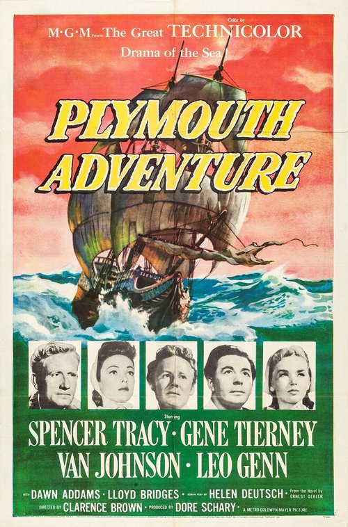 Смотреть фильм Плимутское приключение / Plymouth Adventure (1952) онлайн в хорошем качестве SATRip