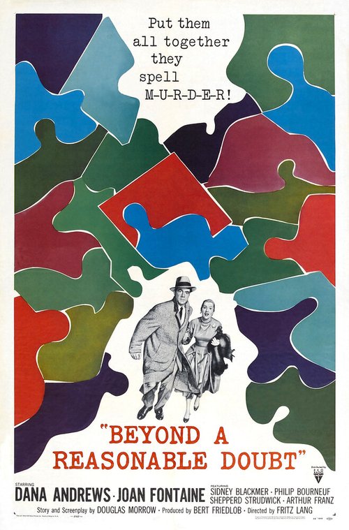 Смотреть фильм По ту сторону разумного сомнения / Beyond a Reasonable Doubt (1956) онлайн в хорошем качестве SATRip