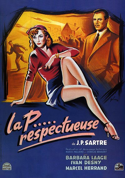 Смотреть фильм Почтительная проститутка / La p... respectueuse (1952) онлайн в хорошем качестве SATRip