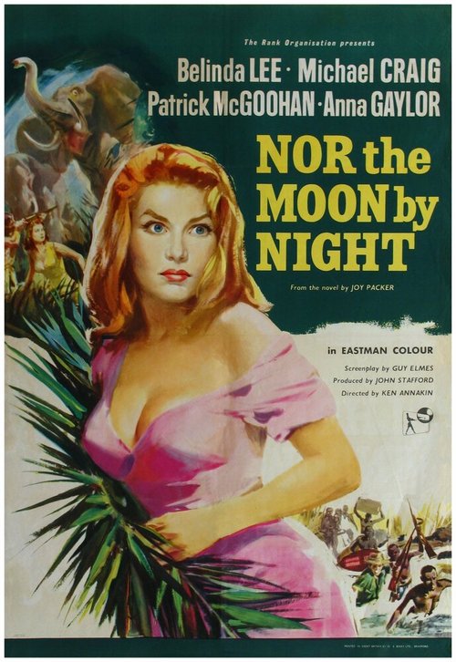 Смотреть фильм Под африканским небом / Nor the Moon by Night (1958) онлайн в хорошем качестве SATRip