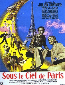 Смотреть фильм Под небом Парижа / Sous le ciel de Paris (1951) онлайн в хорошем качестве SATRip