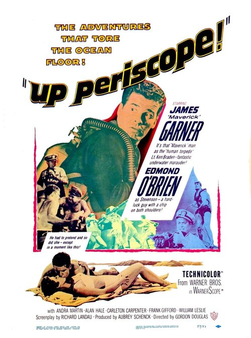 Смотреть фильм Поднять перископ / Up Periscope (1959) онлайн в хорошем качестве SATRip