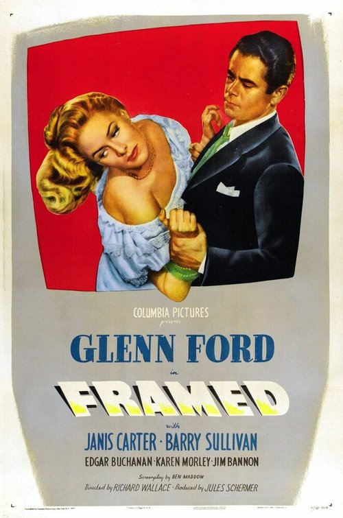 Смотреть фильм Подставленный / Framed (1947) онлайн в хорошем качестве SATRip