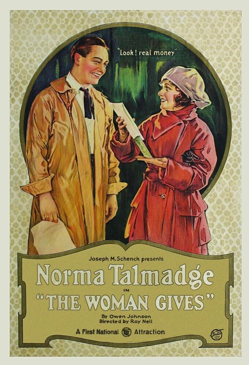 Смотреть фильм Подвиг женщины / The Woman Gives (1920) онлайн в хорошем качестве SATRip
