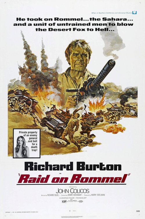 Смотреть фильм Поход Роммеля / Raid on Rommel (1971) онлайн в хорошем качестве SATRip