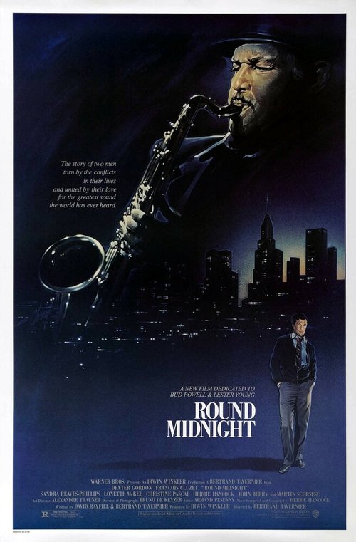 Смотреть фильм Полночный джаз / Round Midnight (1986) онлайн в хорошем качестве SATRip