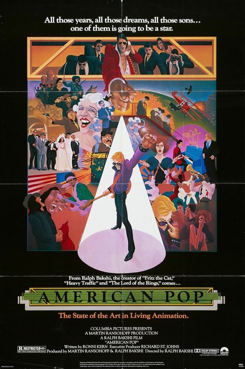 Смотреть фильм Поп Америка / American Pop (1981) онлайн в хорошем качестве SATRip