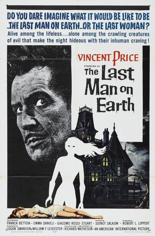 Смотреть фильм Последний человек на Земле / The Last Man on Earth (1964) онлайн в хорошем качестве SATRip