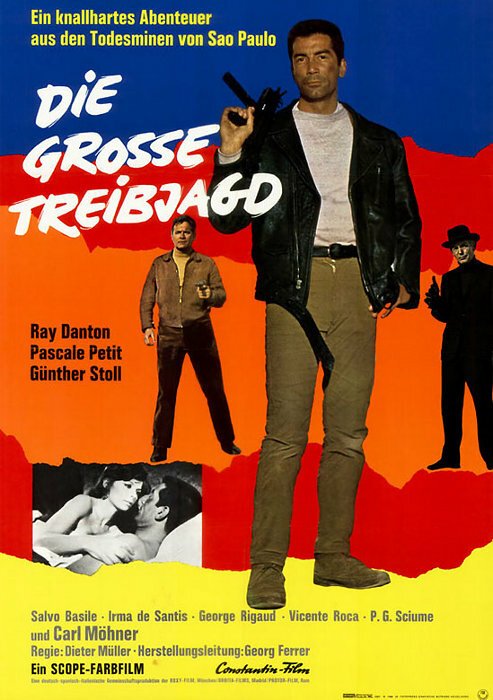 Смотреть фильм Последний наёмник / Die grosse Treibjagd (1968) онлайн в хорошем качестве SATRip