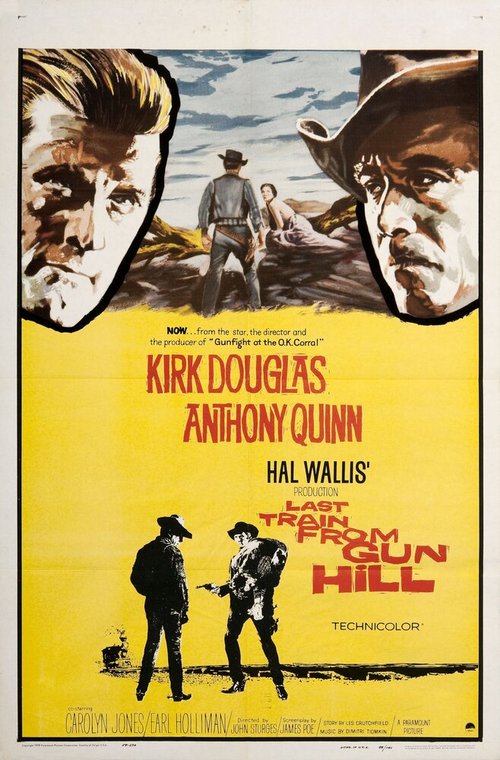 Смотреть фильм Последний поезд из Ган Хилл / Last Train from Gun Hill (1959) онлайн в хорошем качестве SATRip