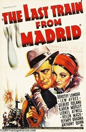 Смотреть фильм Последний поезд из Мадрида / The Last Train from Madrid (1937) онлайн в хорошем качестве SATRip