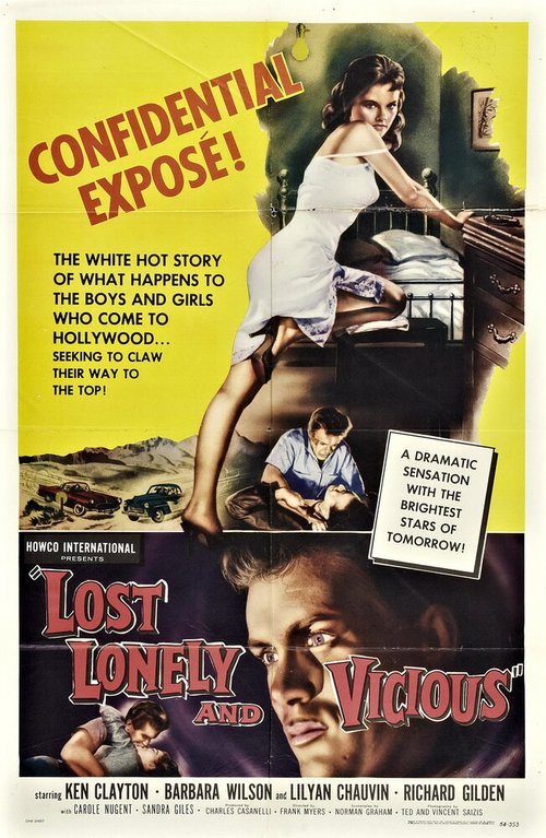 Смотреть фильм Потерянный, одинокий, злой / Lost, Lonely and Vicious (1958) онлайн в хорошем качестве SATRip