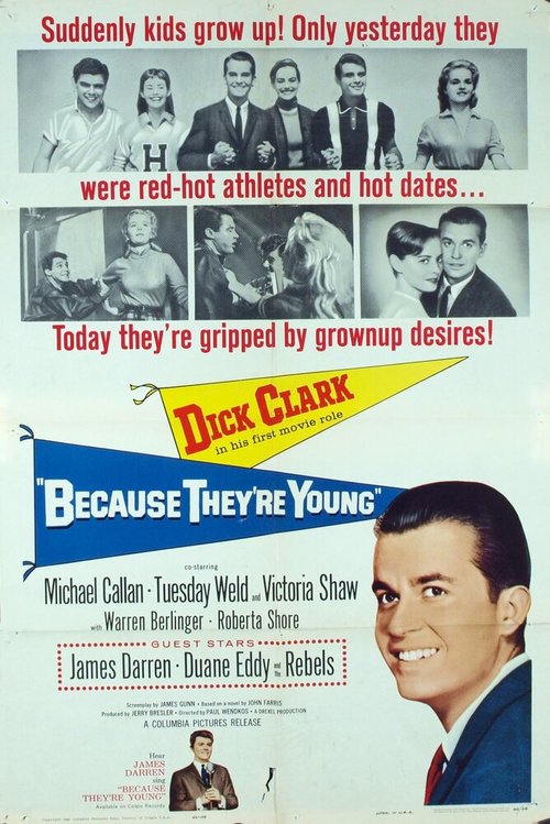 Смотреть фильм Потому что они молодые / Because They're Young (1960) онлайн в хорошем качестве SATRip