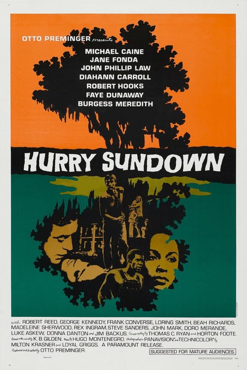 Смотреть фильм Поторопи закат / Hurry Sundown (1967) онлайн в хорошем качестве SATRip