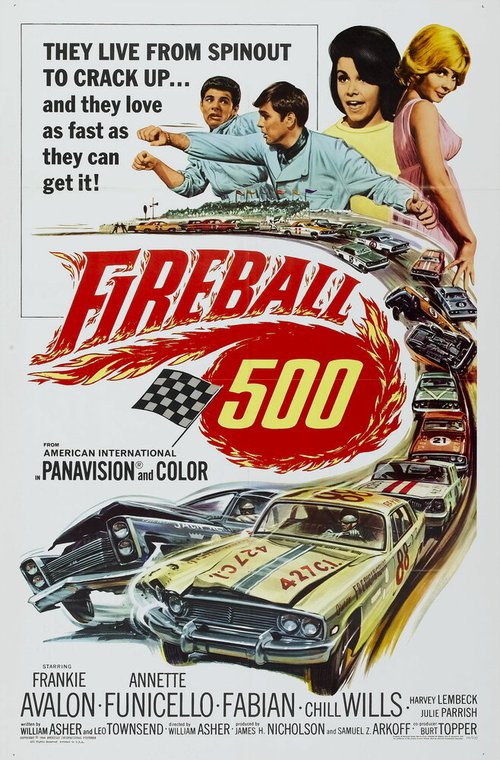 Смотреть фильм Поворотный пункт / Fireball 500 (1966) онлайн в хорошем качестве SATRip