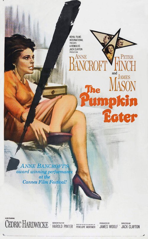 Смотреть фильм Пожиратель тыкв / The Pumpkin Eater (1964) онлайн в хорошем качестве SATRip