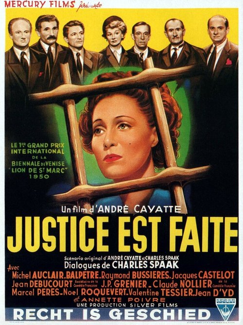 Смотреть фильм Правосудие свершилось / Justice est faite (1950) онлайн в хорошем качестве SATRip