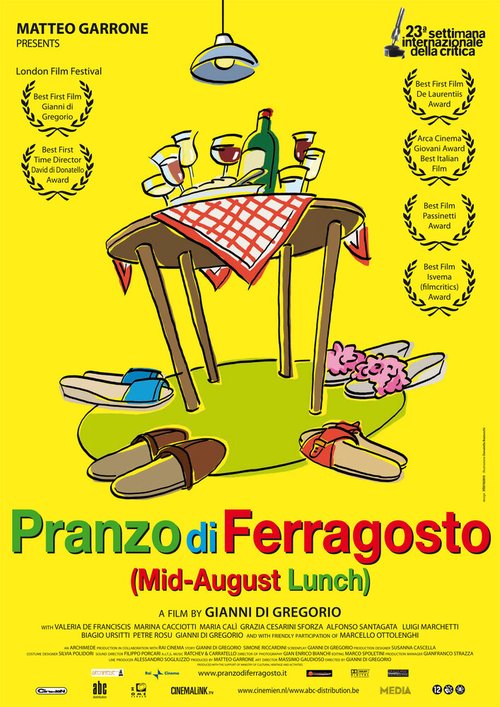 Смотреть фильм Праздничный обед жарким летом / Pranzo di ferragosto (2008) онлайн в хорошем качестве HDRip