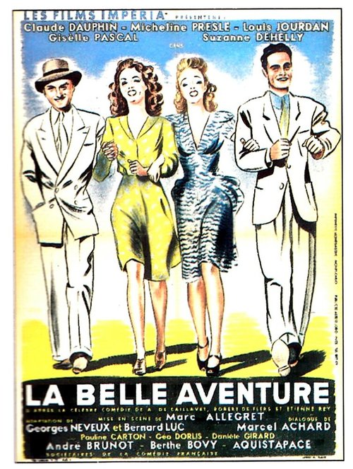 Смотреть фильм Прекрасное приключение / La belle aventure (1942) онлайн в хорошем качестве SATRip