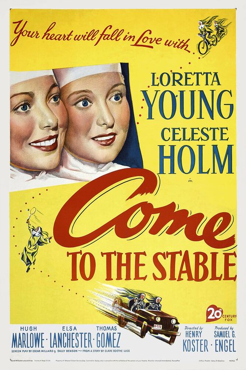 Смотреть фильм Приходи в конюшню / Come to the Stable (1949) онлайн в хорошем качестве SATRip