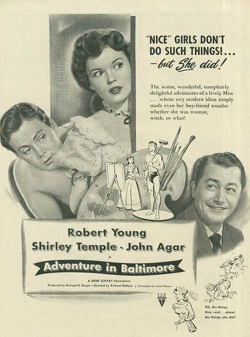 Смотреть фильм Приключение в Балтиморе / Adventure in Baltimore (1949) онлайн в хорошем качестве SATRip