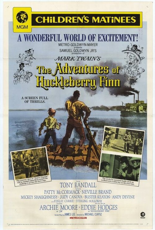Смотреть фильм Приключения Гекльберри Финна / The Adventures of Huckleberry Finn (1960) онлайн в хорошем качестве SATRip