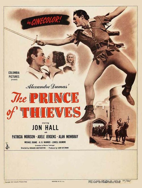 Смотреть фильм Принц воров / The Prince of Thieves (1948) онлайн в хорошем качестве SATRip