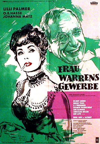 Смотреть фильм Профессия миссис Уоррен / Frau Warrens Gewerbe (1960) онлайн в хорошем качестве SATRip