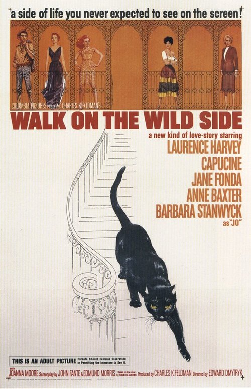 Смотреть фильм Прогулка по беспутному кварталу / Walk on the Wild Side (1962) онлайн в хорошем качестве SATRip
