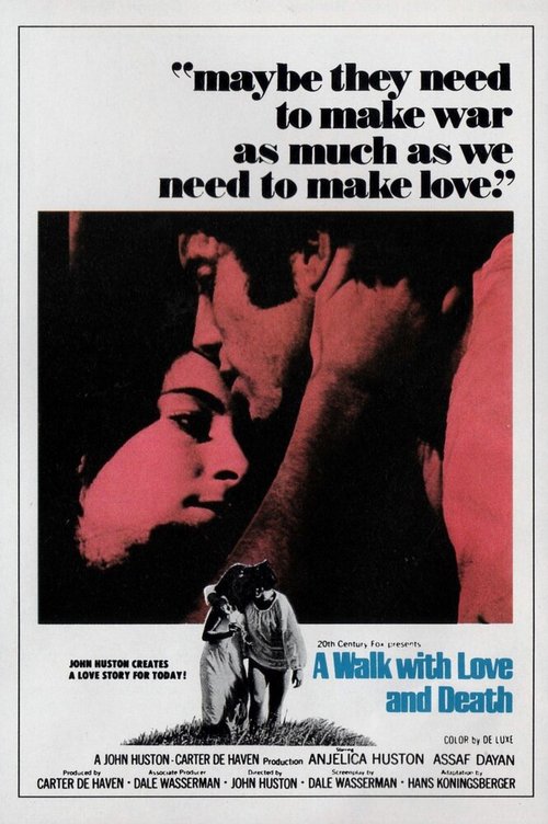Смотреть фильм Прогулка с любовью и смертью / A Walk with Love and Death (1969) онлайн в хорошем качестве SATRip