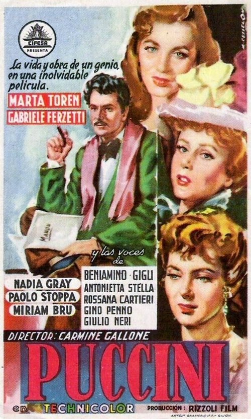 Смотреть фильм Пуччини / Puccini (1953) онлайн в хорошем качестве SATRip
