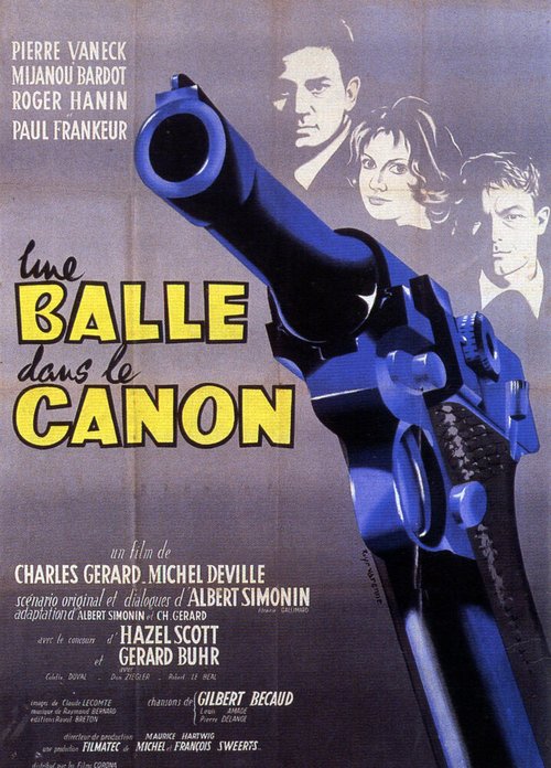 Смотреть фильм Пуля в стволе / Une balle dans le canon (1958) онлайн в хорошем качестве SATRip