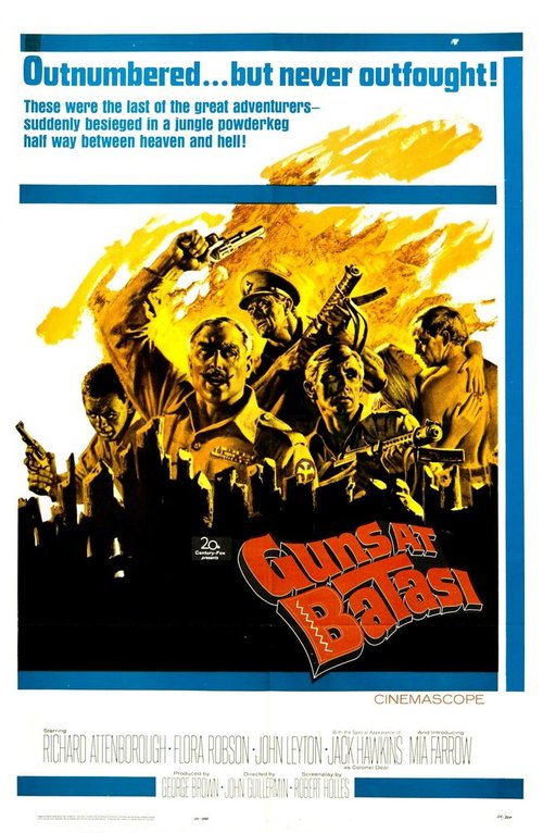 Смотреть фильм Пушки при Батаси / Guns at Batasi (1964) онлайн в хорошем качестве SATRip
