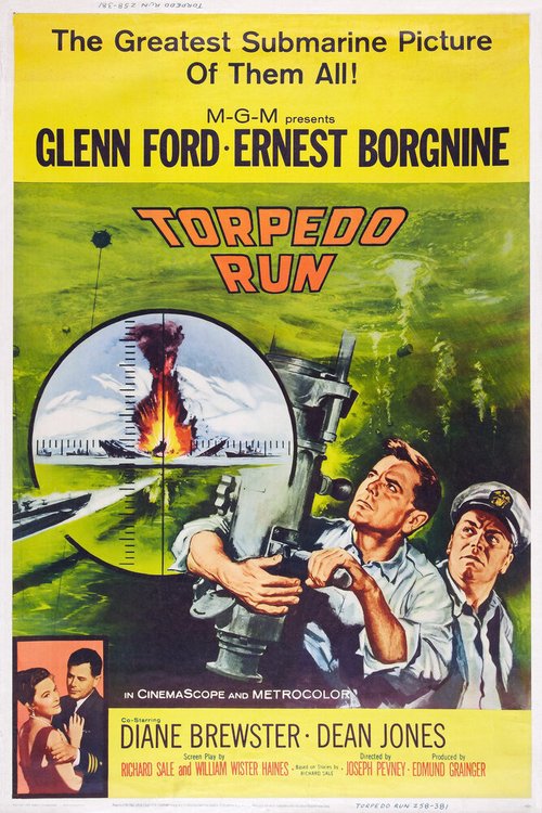 Смотреть фильм Пуск торпеды / Torpedo Run (1958) онлайн в хорошем качестве SATRip