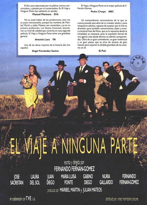 Смотреть фильм Путешествие в никуда / El viaje a ninguna parte (1986) онлайн в хорошем качестве SATRip