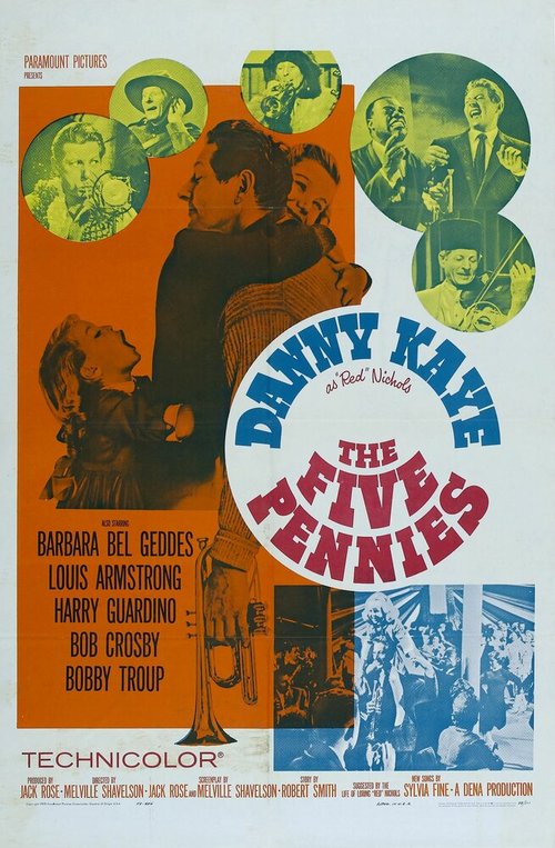 Смотреть фильм Пять пенни / The Five Pennies (1959) онлайн в хорошем качестве SATRip