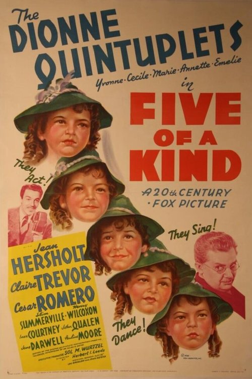Смотреть фильм Пятеро себе подобных / Five of a Kind (1938) онлайн в хорошем качестве SATRip