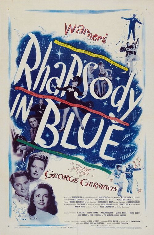Смотреть фильм Рапсодия в голубых тонах / Rhapsody in Blue (1945) онлайн в хорошем качестве SATRip