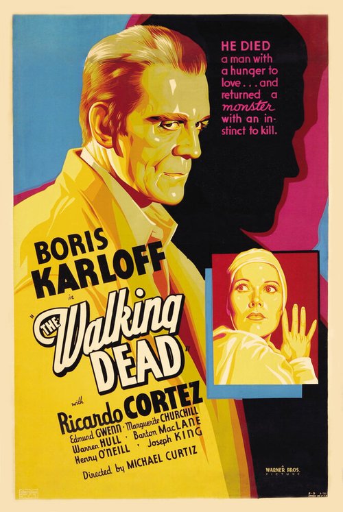 Смотреть фильм Разгуливая мертвым / The Walking Dead (1936) онлайн в хорошем качестве SATRip