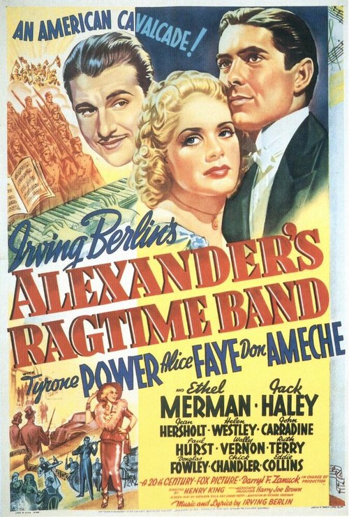 Смотреть фильм Рэгтайм Бэнд Александра / Alexander's Ragtime Band (1938) онлайн в хорошем качестве SATRip